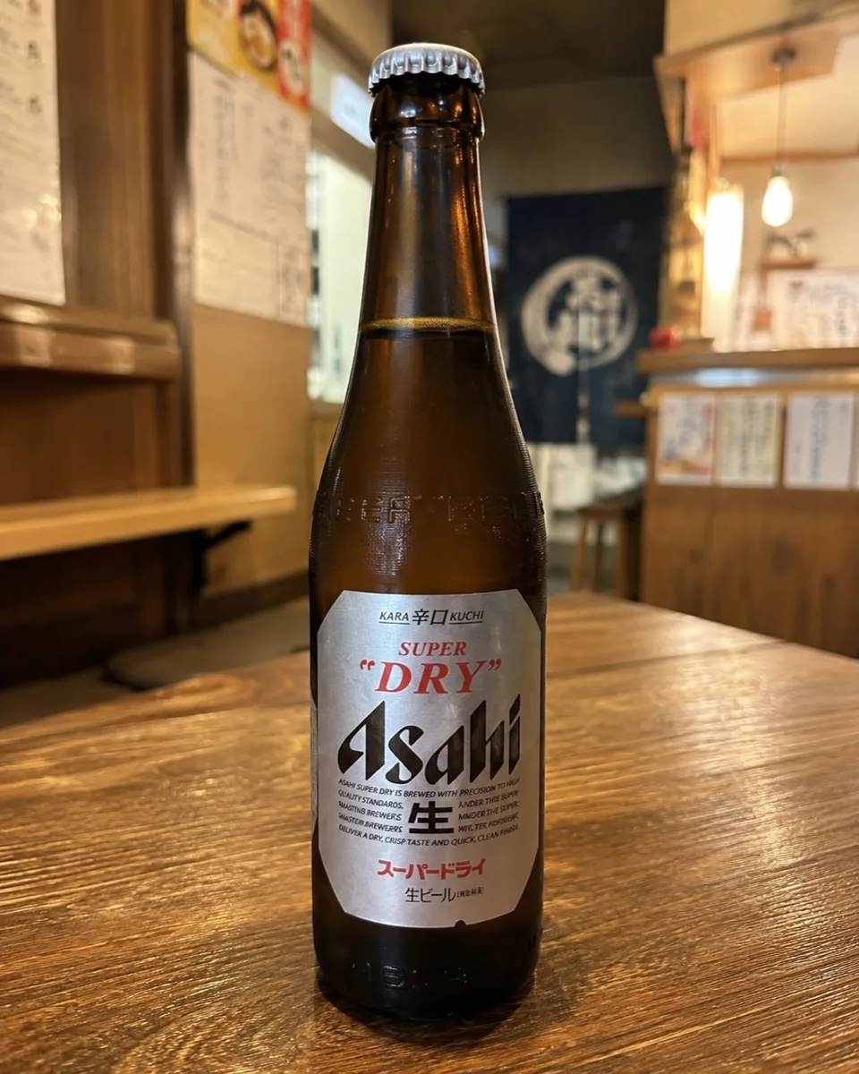 アサヒ瓶ビールの写真