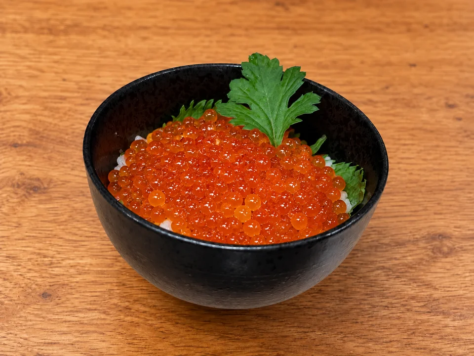 いくら丼の写真