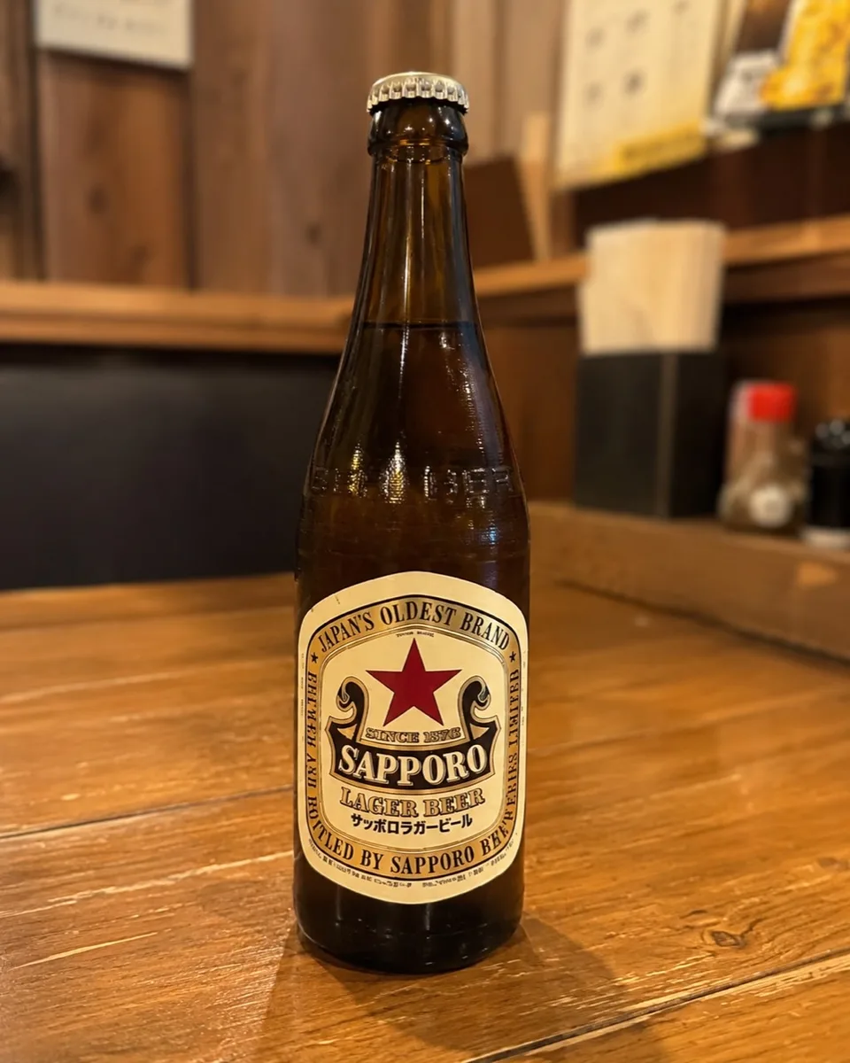 サッポロ瓶ビールの写真
